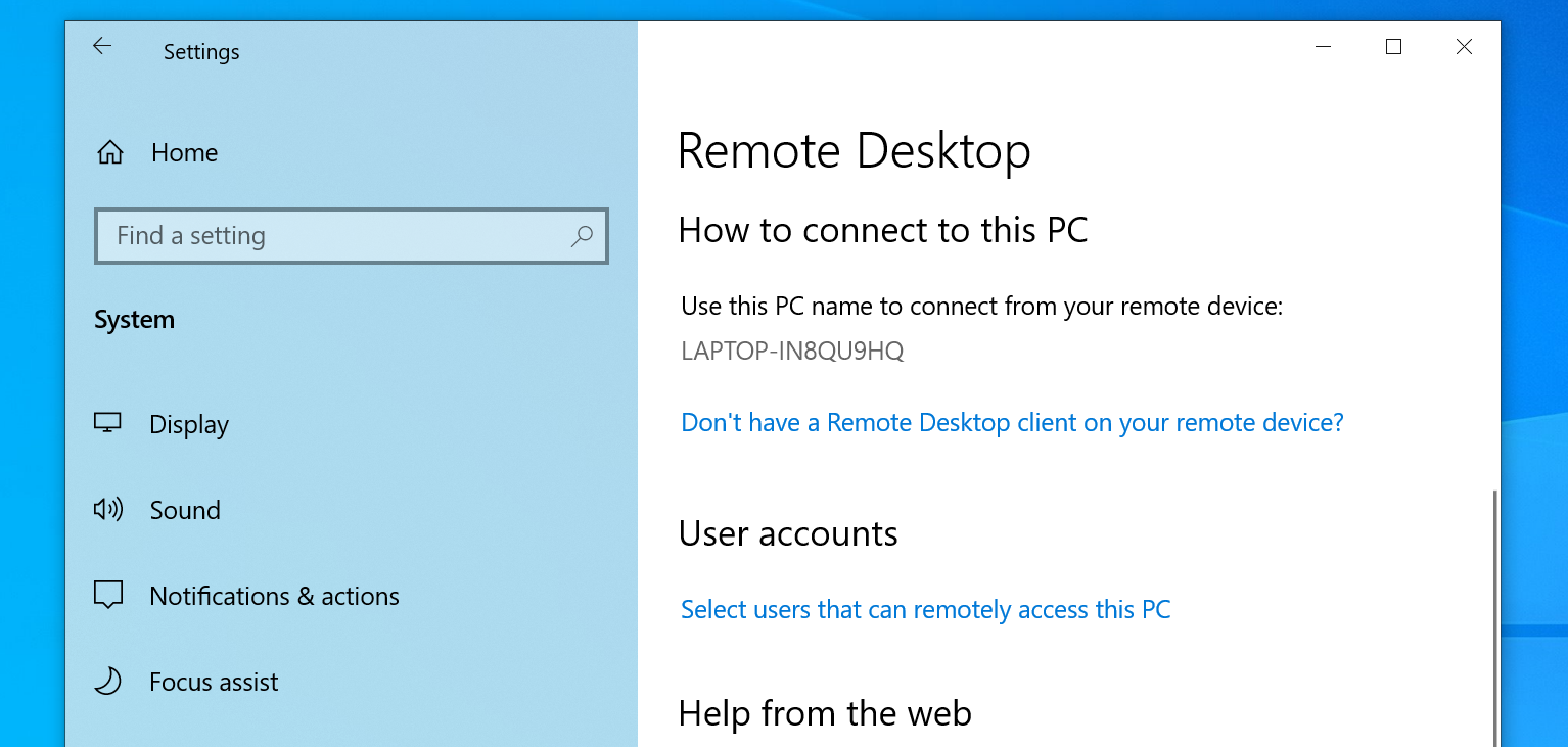 Remote Desktop Users
