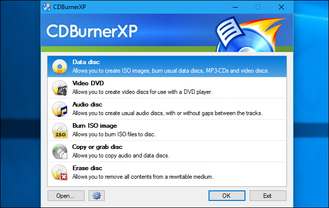 CDBurnerXP: Create Audio Disc