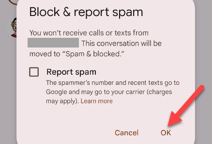 Block the number and report as spam if you'd like.