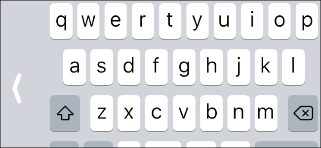 The one-handed keyboard on iPhone.