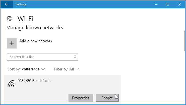 How to Delete a Saved Wi-Fi Network on Windows 10