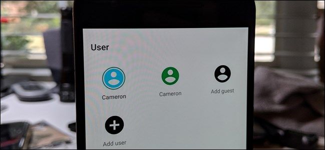 Multiple user accounts on an Android phone