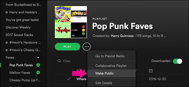 How to Send a Spotify Playlist