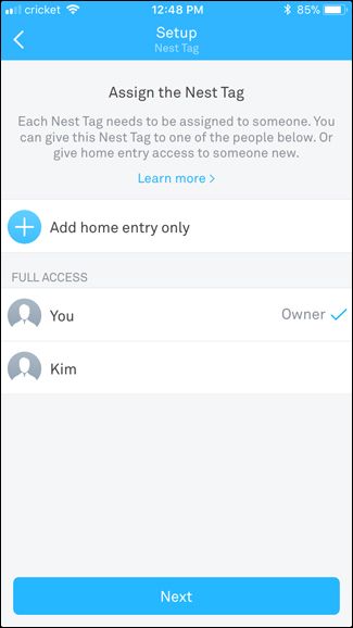 Nest sales secure setup