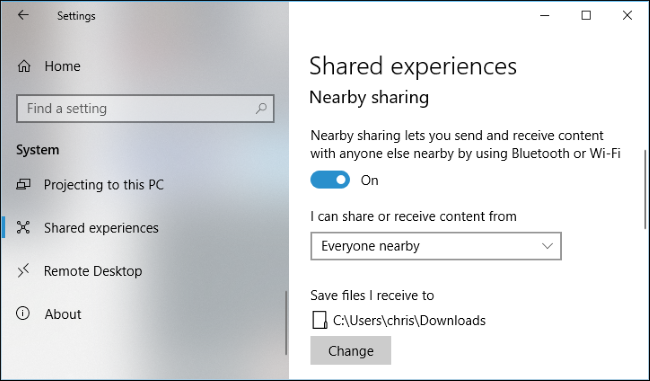 How to Use Nearby Sharing on Windows 10