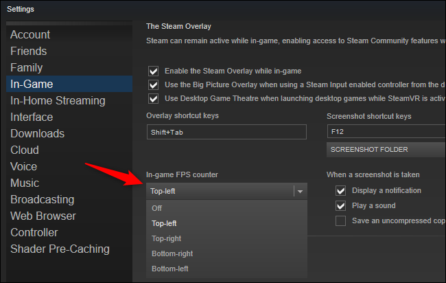 Open Settings &gt; In-Game, then enable &quot;In-Game FPS Counter.&quot; 