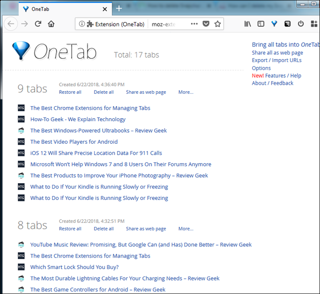 The Best Firefox Extensions for Managing Tabs