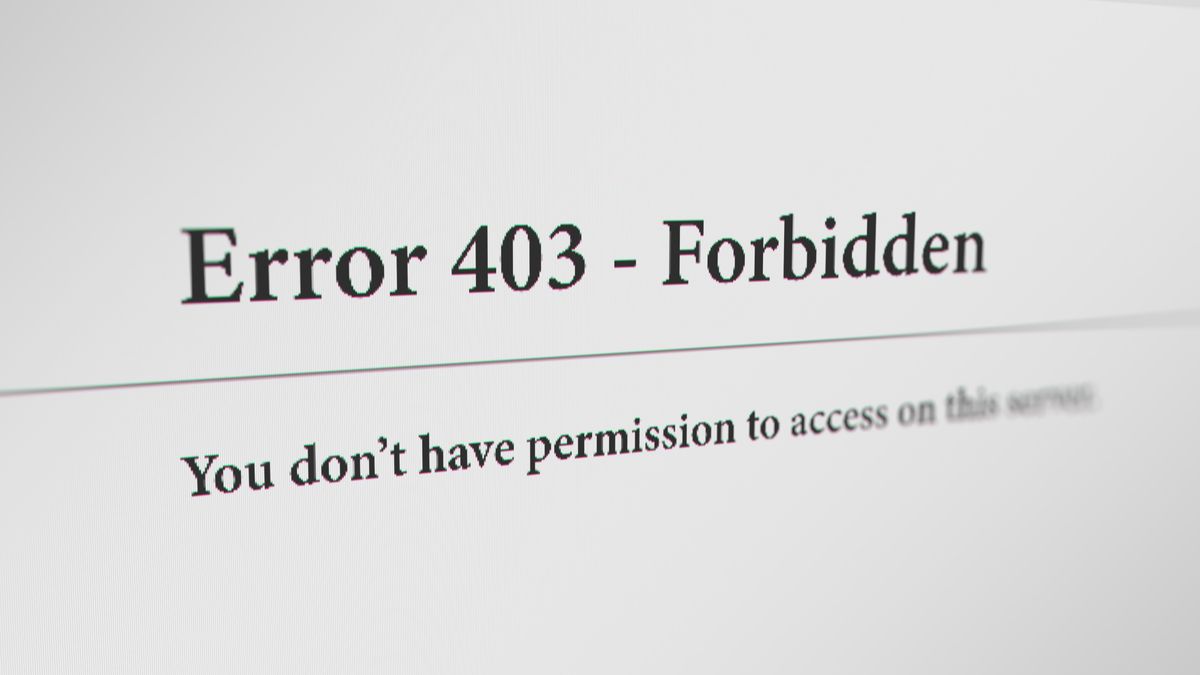403 Forbidden- message when trying to access webshop - Shopify