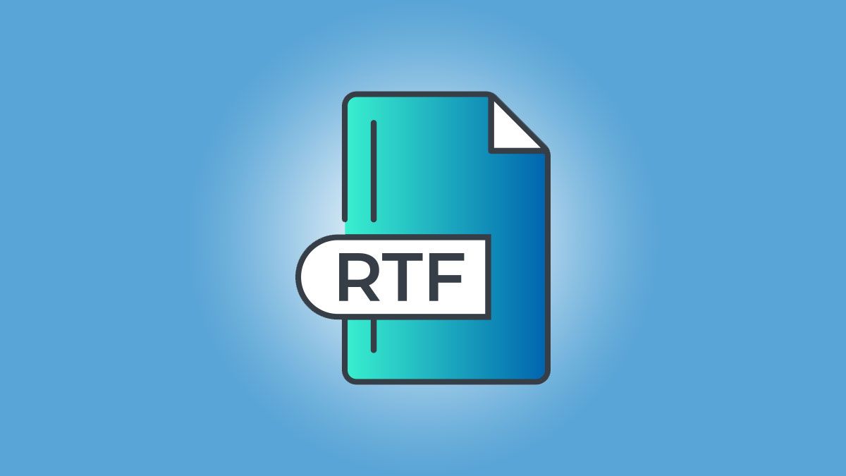 RTF file icon on a blue background