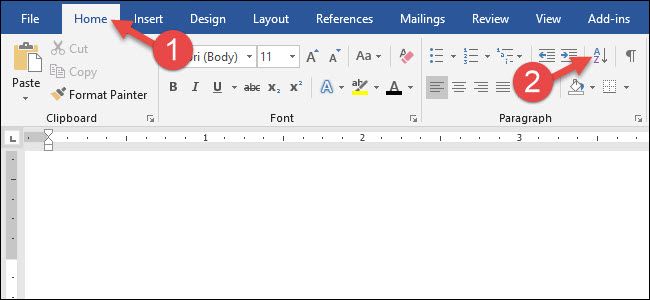 How to Alphabetize Lists and Tables in Microsoft Word