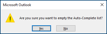 How to Disable (or Clear) the Auto-Complete Feature in Outlook