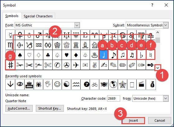 How to Insert Music Symbols in a Word Document