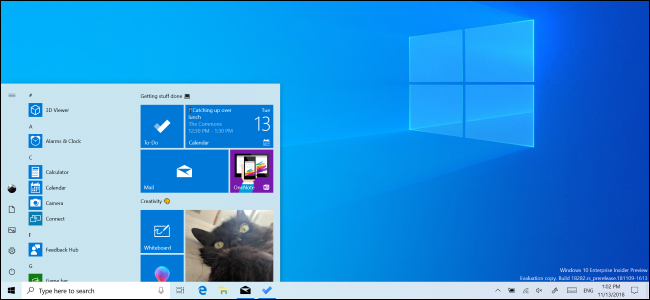 Windows 10's new light theme