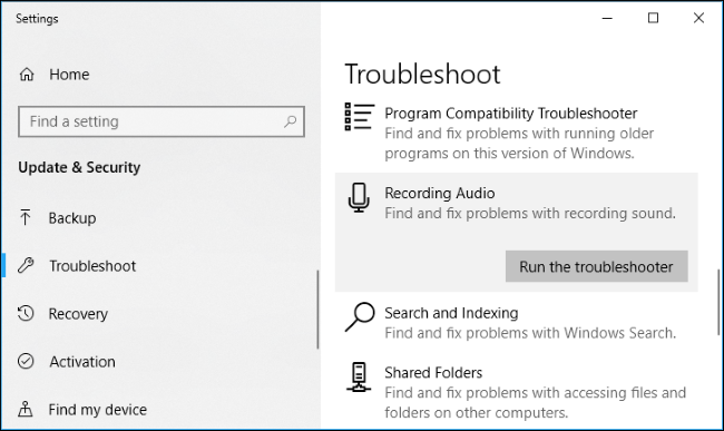 The built-in troubleshooter may be able to resolve your microphone problems automatically. 