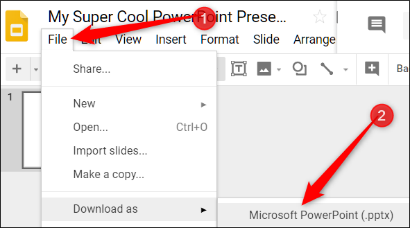 google slide powerpoint