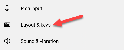 Go to "Layout and Keys."