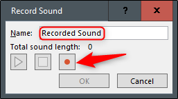 Record audio