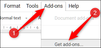 Open Add-Ons menu, then click Get Add-Ons