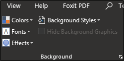 background options