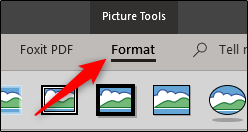 format picture tools