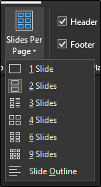 slides per page