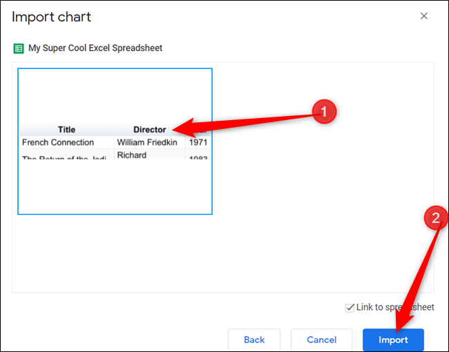 Select a Chart to Insert