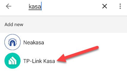 Select the service.