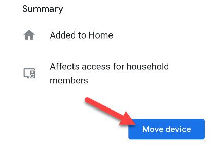 Tap &ldquo;Move Device.&quot;