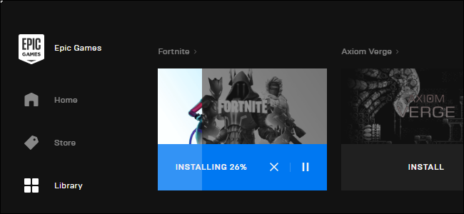 How to change install location on Epic Games Launcher