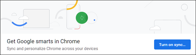 Sign in to turn on syncing to Chrome.