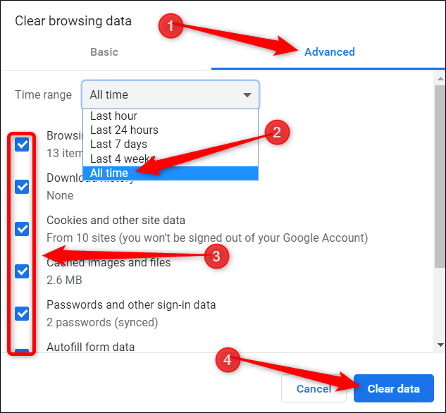 How to Delete Synced Information in Chrome