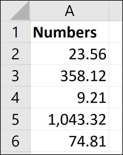 Numbers converted by Text to Columns