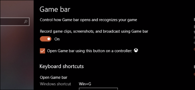 Windows Game Bar