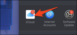 iCloud settings icon