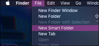 macOS new smart folder
