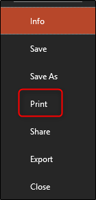 select print