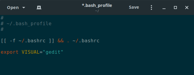 export line in .bash_profile