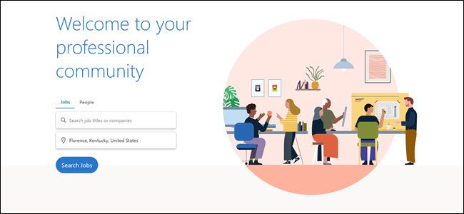 LinkedIn &quot;Welcome to your professional community.&quot;