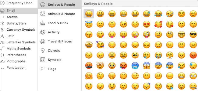 Emoji viewer