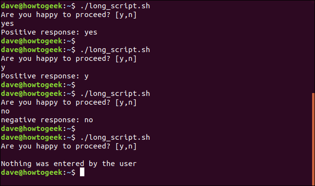 output from long_script.sh in a terminal window