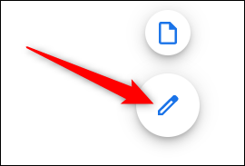 Click on the blue pencil to create a new document