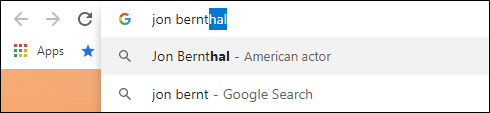 No rich suggestions in Chrome's address bar