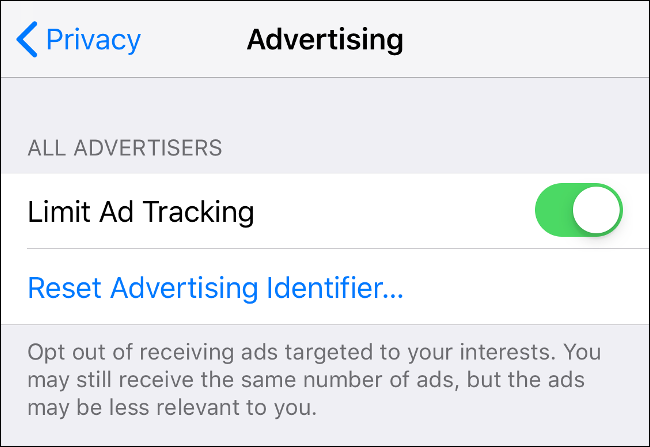 Manage Apple ad-tracking in apps like App Store, News, and Stocks