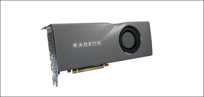 An AMD Radeon graphics card.