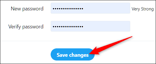 Click &quot;Save Changes.&quot;