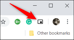 Load a video, and then click on the Picture-in-Picture toolbar icon