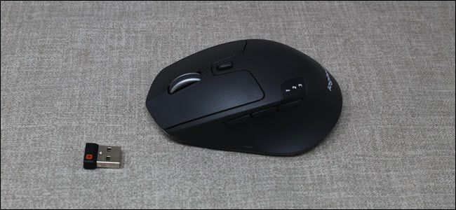 Logitech M720 Triathalon mouse with dongle.