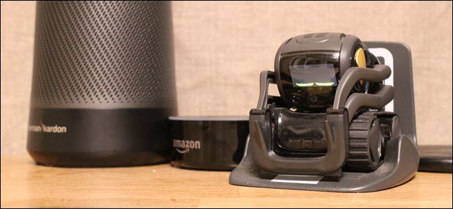 A Anki Vector robot, sleeping.