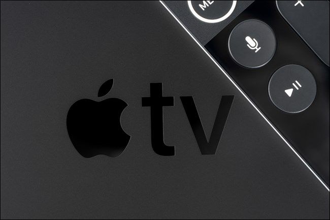 Apple TV Logo with Remote
