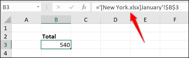 Formula that references another workbook